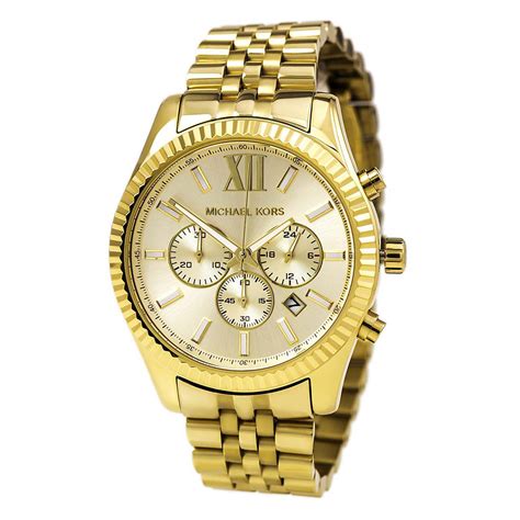 gold watch michael kors mens|michael kors mk 8281.